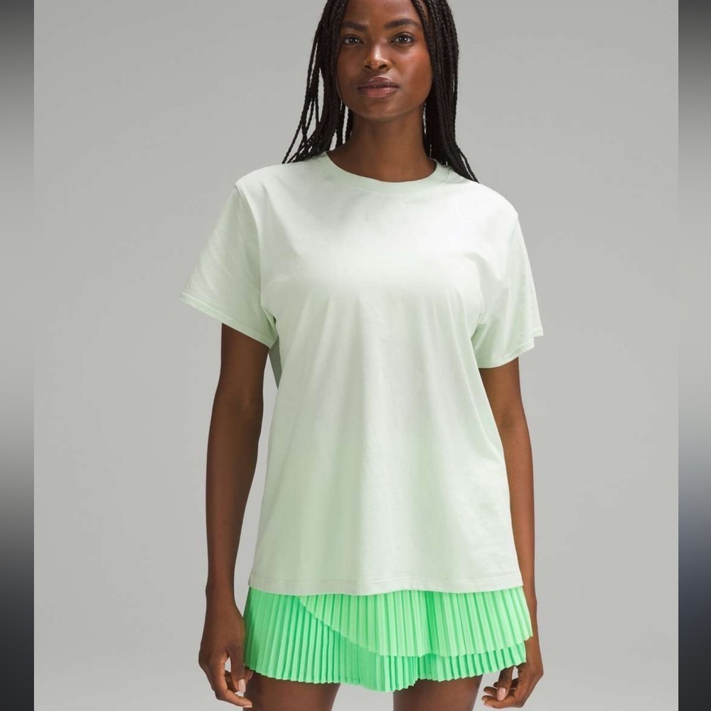 BNWOT Lululemon All Yours Cotton Tshirt- Kohlrabi Green
